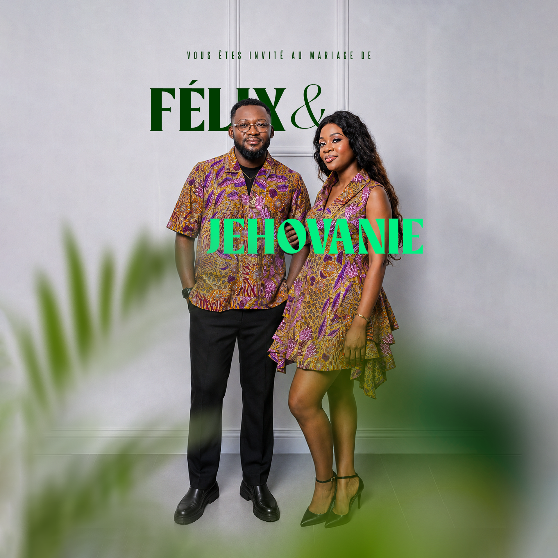 Mariage de Félix et Jehovanie